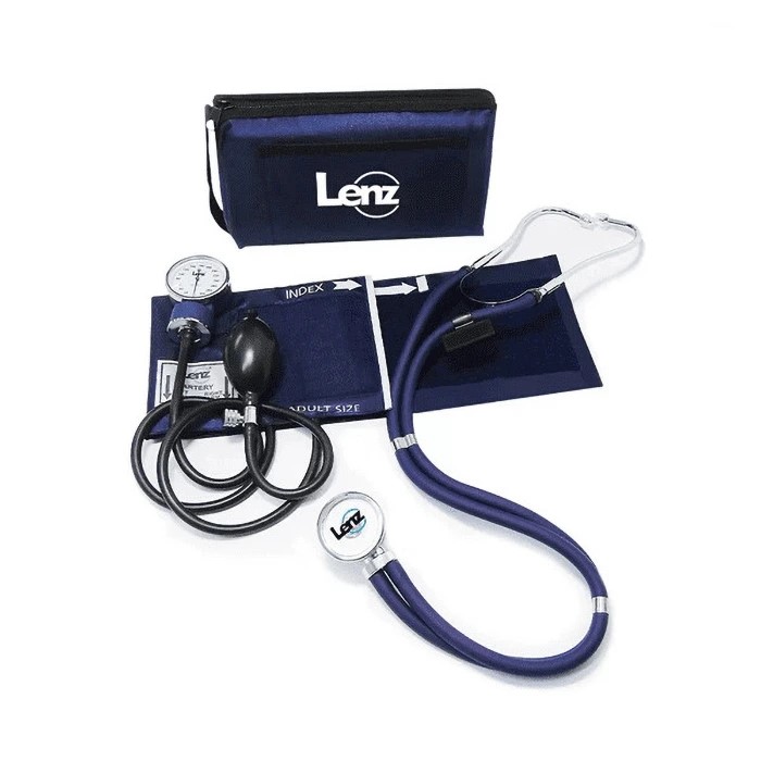 Kit Estetoscopio + Medidor de Presión Arterial GZ-50 AZUL NAVY