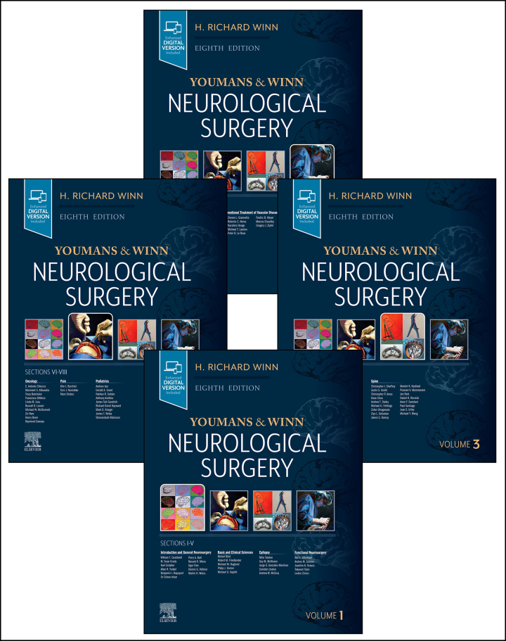 Youmans And Winn Neurological Surgery, 4-Volume Set, 8Th Edition.