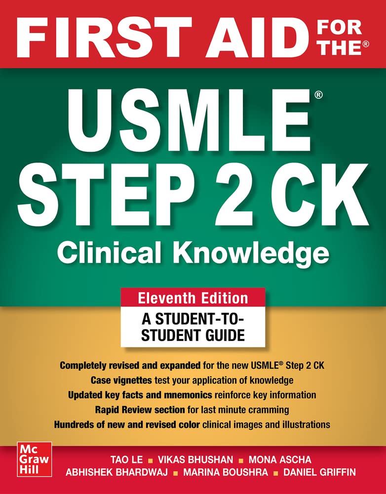 First Aid for the USMLE Step 2 Ck