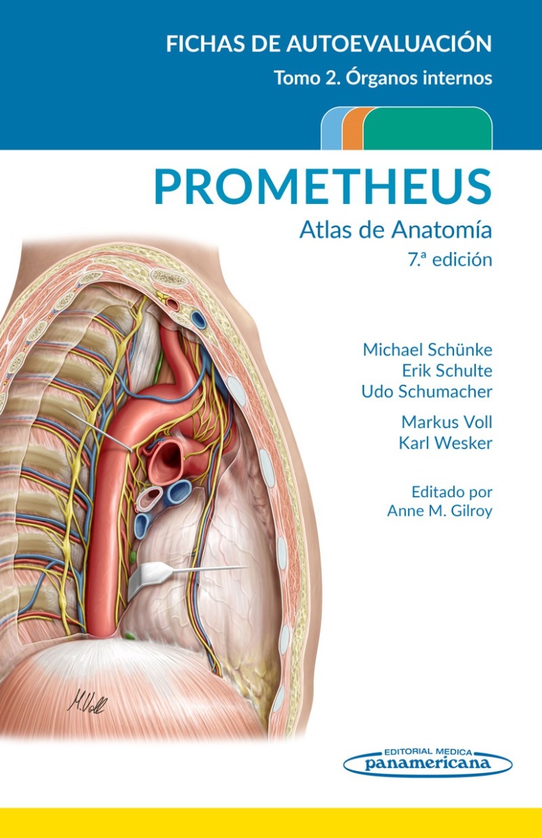 PROMETHEUS Atlas de Anatomía. Fichas de Autoevaluación, Tomo 2: Órganos Internos