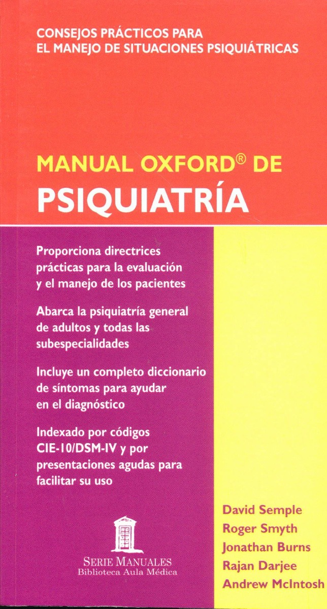 Manual Oxford de Psiquiatría