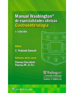Manual Washington De Especialidades Clínicas. Gastroenterología.
