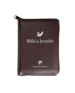 Biblia de Jerusalén modelo bolsillo con cremallera