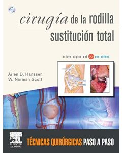 Cirugía la rodilla. Sustitución total + DVD