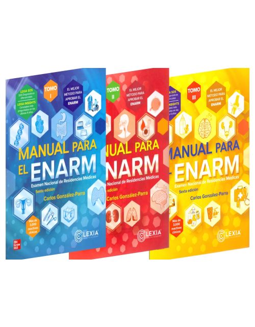 Manual para el ENARM 3 tomos