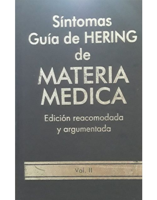 Sintomas Guia De Hering De Materia Medica Vol 2